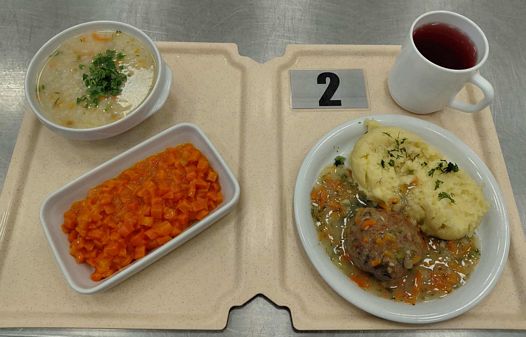 Zdjęcie obiadu diety lekkostrawnej