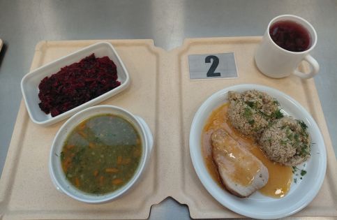 Zdjęcie obiadu diety łatwostrawnej