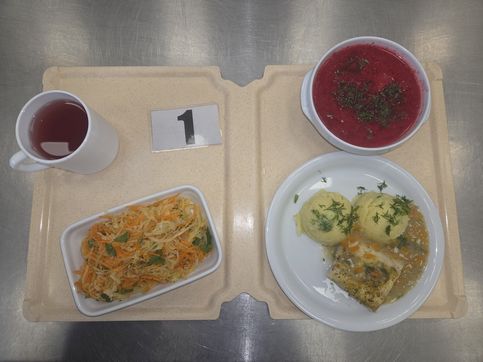 Zdjęcie obiadu diety podstawowej