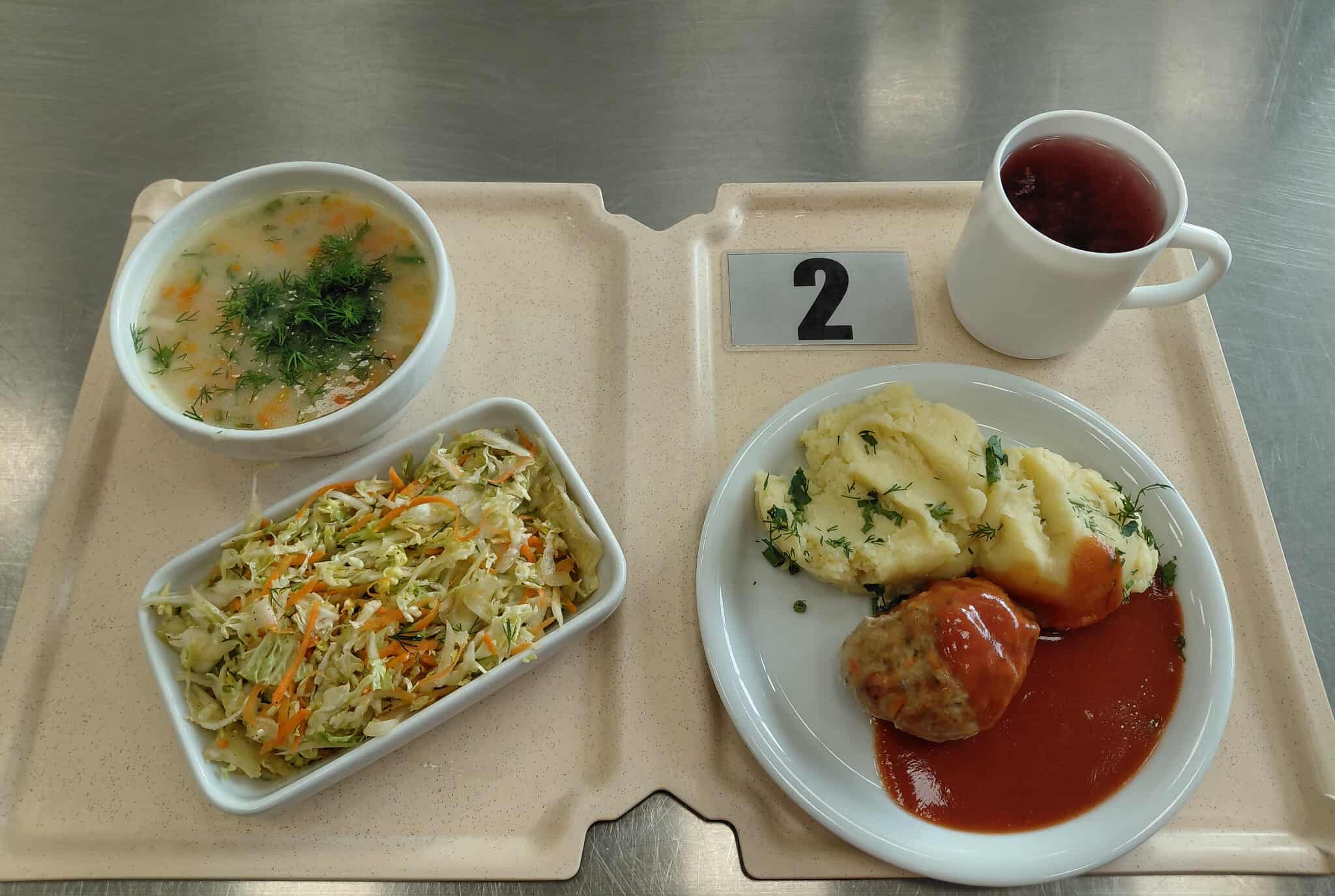 Zdjęcie obiadu diety łatwostrawnej