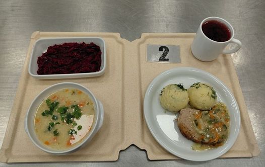 Zdjęcie obiadu diety łatwostrawnej