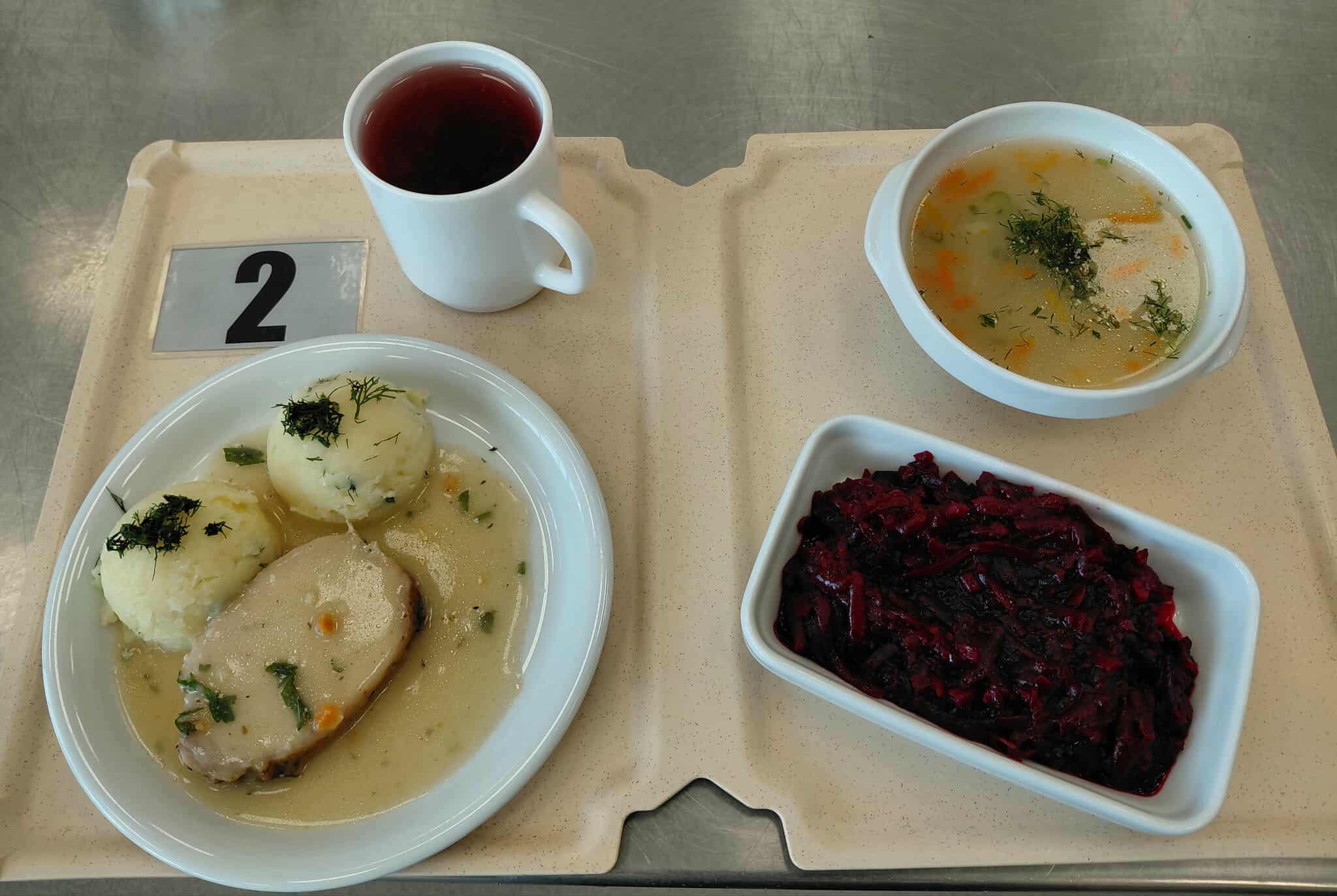 Zdjęcie obiadu diety lekkostrawnej